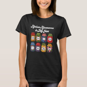 Camiseta Consciência do Autismo é Minha Paixão Saúde Mental