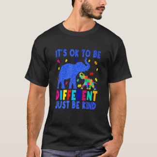 Camiseta Consciência do Autismo É Ok Ser Diferente Apenas S