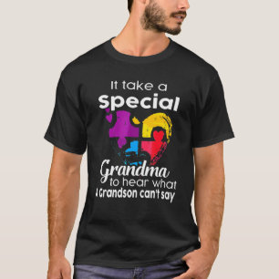 Camiseta Consciência do Autismo É Precisa Avó Especial