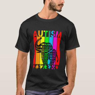 Camiseta Consciência do Autismo Elefante de Apoio ao Autism