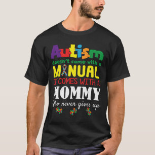 Camiseta Consciência do Autismo Especial da Mamãe Manual
