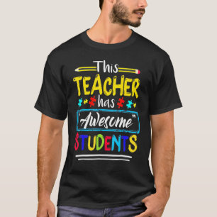 Camiseta Consciência do Autismo ESTE PROFESSOR TEM ALUNOS I