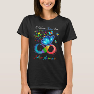Camiseta Consciência do Autismo Eu Uso Azul Para a Consciên