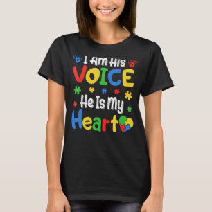 Camiseta Consciência do Autismo Família Orgulhosa Eu Sou Su