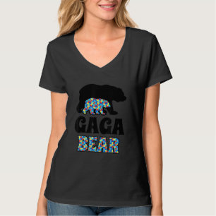 Camiseta Consciência do Autismo Gaga Bear