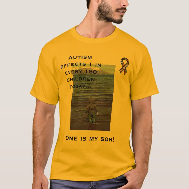 Camiseta Consciência do autismo - lida acima! Esteja para (Frente)