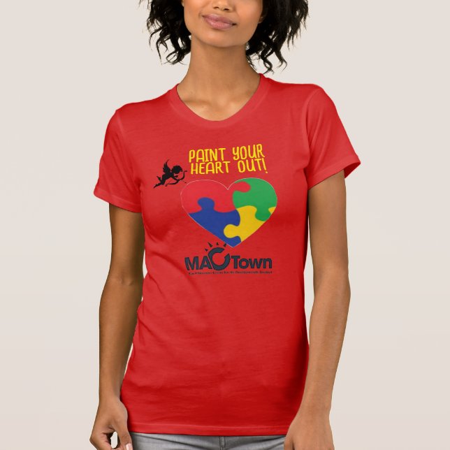 Camiseta Consciência do Autismo MacTown, (Frente)