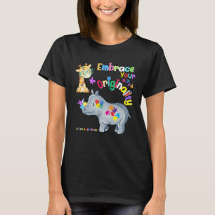 Camiseta Consciência do Autismo Meninos Meninas Autistas Ab
