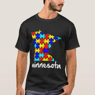 Camiseta Consciência do Autismo Minnesota