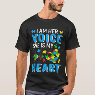 Camiseta Consciência do Autismo Pai do Autismo Eu Sou Sua V