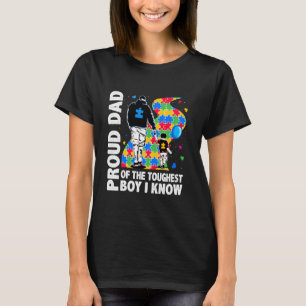 Camiseta Consciência Do Autismo Pai Proud Dad Do Ao