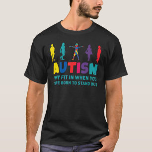 Camiseta Consciência do AUTISMO Por que se adaptar quando v