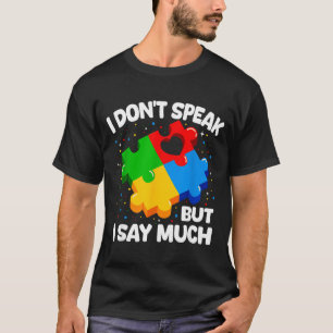 Camiseta Consciência do autismo síndrome de asperger puzzle