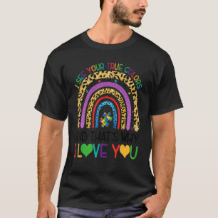 Camiseta Consciência do Autismo Vejo Sua Verdadeira Cor Peç