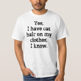 Camiseta Consciência do cabelo do gato