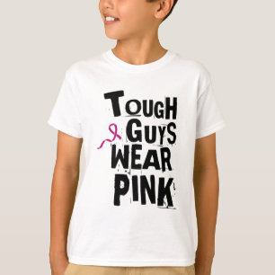Camiseta Consciência do cancer Caras rígidas Vestem cor-de-
