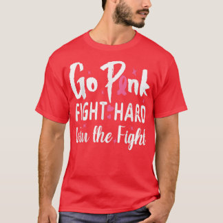 Camiseta Consciência do Cancer da Mama Rosa 288