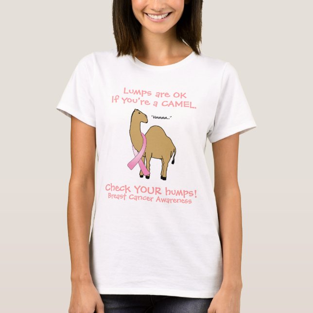 Camiseta Consciência do Cancer de Camel (Frente)