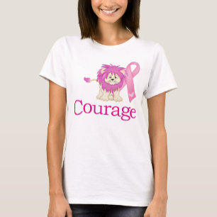 Camiseta Consciência do Cancer de CORAGEM - SRF