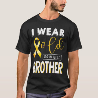 Camiseta Consciência do cancer infantil Eu visto pelo meu p