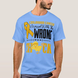 Camiseta Consciência do Cancer infantil misturada com Pinti