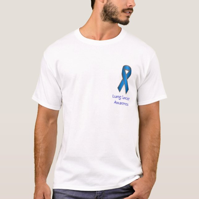 Camiseta Consciência do câncer pulmonar (Frente)