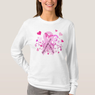 Camiseta Consciência do cancro da mama