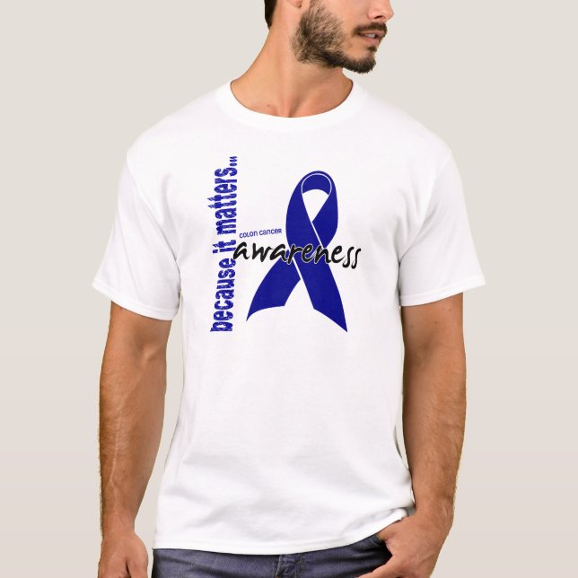 Camiseta Consciência do cancro do cólon (Frente)