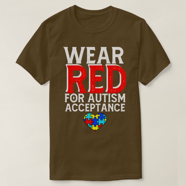 Camiseta Consciência e aceitação do Autismo 1 (Frente do Design)
