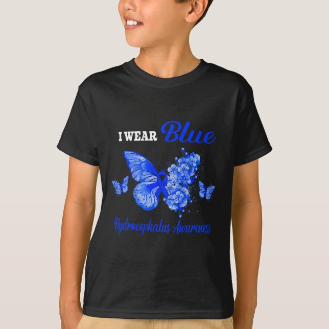 Camiseta Consciência Eu Visto Borboleta Azul (Frente)