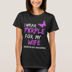 Camiseta Consciência Eu Visto Roxo Para Minha Esposa 3