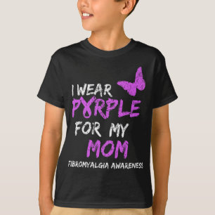 Camiseta Consciência Eu Visto Roxo Para Minha Mãe 4