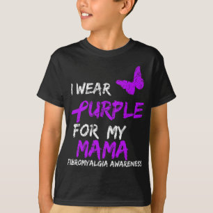Camiseta Consciência Eu Visto Roxo Para Minha Mãe 5