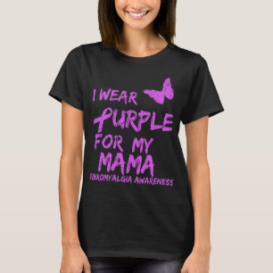 Camiseta Consciência Eu Visto Roxo Para Minha Mãe 6