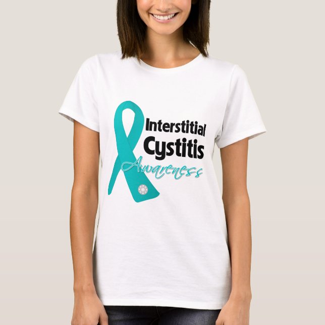 Camiseta Consciência intersticial da cistite (Frente)
