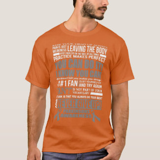 Camiseta Consciência Motivacional E Inspiradora Dos Parkins