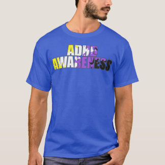 Camiseta Consciência não-binária de ADHD