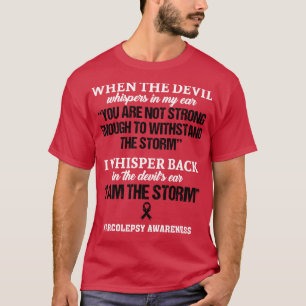 Camiseta Consciência Narcolepsia Eu Sou A Tempestade Nesta