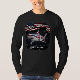 Camiseta Consciência Patriótica do Oceano Mako Americano