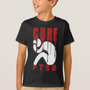 Camiseta Consciência Ptsd Curta 1 Posto Desordem de Estress