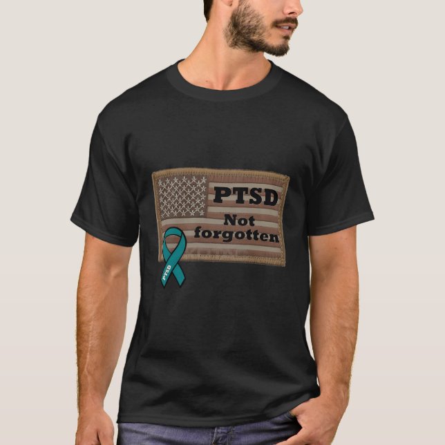 Camiseta Consciência Ptsd não esquecida (Frente)