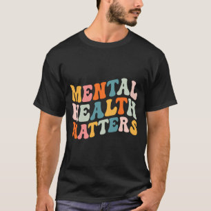 Camiseta Consciência sobre doenças da saúde mental do céreb