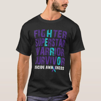 Camiseta Consciência sobre Saúde Mental do Sobrevivente Lut