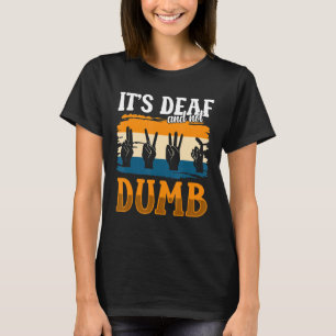 Camiseta consciência surda e gesto manual asl orgulho surdo