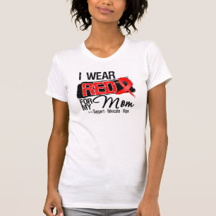 Camiseta Consciência vermelha da fita - mamã