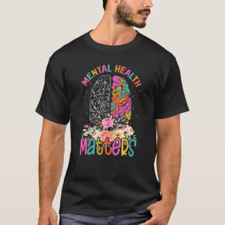 Camiseta Consciencialização da Depressão Saúde Mental Impor