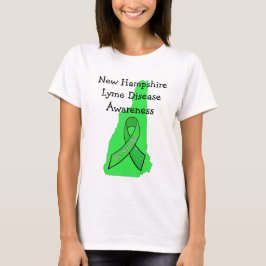 Camiseta Consciencialização da Doença de Lyme em New Hampsh