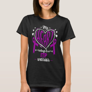 Camiseta Consciencialização da Purpura Trombocitopênica Idi