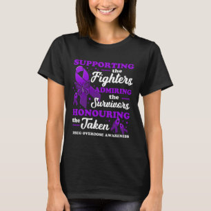 Camiseta Consciencialização da sobredosagem com medicamento
