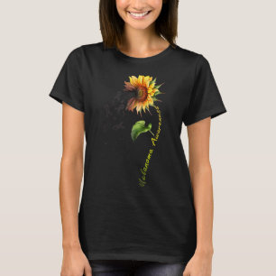 Camiseta Consciencialização do Melanoma Girassol Apoio à Co